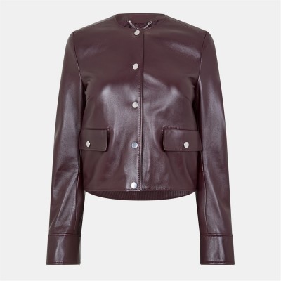 дамско,яке,дамски,якета,и,палта,boss,samarie,10263998,01,leather,jacket,womens,open,red