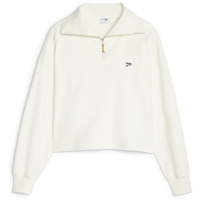 дамски,туристически,полари,puma,half,zip,crew,warm,white