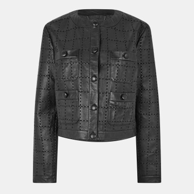 дамско,яке,дамски,жилетки,ted,baker,women,s,structured,leather,jacket,black