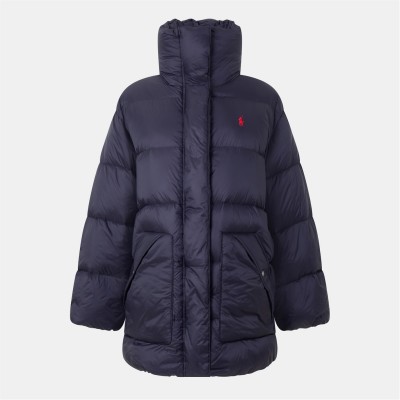 яке,дамски,якета,и,палта,polo,ralph,lauren,women's,quilted,hip,length,short,puffer,jacket,polo,black