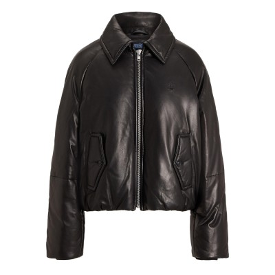 дамско,яке,дамски,якета,и,палта,polo,ralph,lauren,women,s,bomber,leather,jacket,polo,black