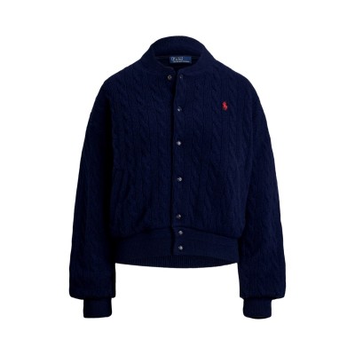 яке,дамски,якета,и,палта,polo,ralph,lauren,women's,american,style,ribbed,trim,bomber,jacket,spring,nav