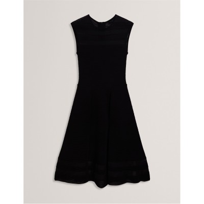 дамски,поли,и,рокли,дамски,плетени,дрехи,ted,baker,ted,knit,skaterdress,ld54,black