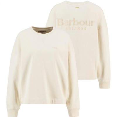 дамска,блуза,дамски,ежедневни,облекла,barbour,womens,rosie,sweatshirt,ecru