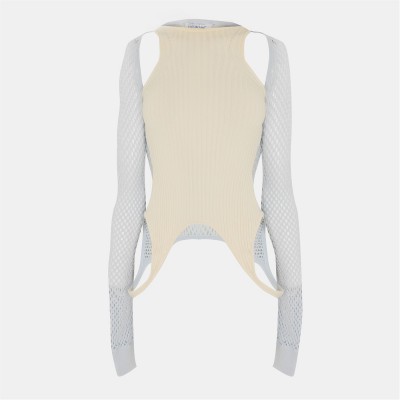 дамски,плетени,дрехи,дамски,топове,off,white,off,ls,racer,t,ld99,artic,ice,white