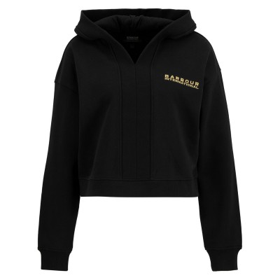 дамски,суичър,дамски,горнища,с,качулка,дамски,ежедневни,облекла,barbour,international,womens,alexis,hoodie,black