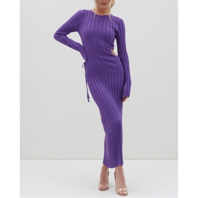 рокля,дамски,поли,и,рокли,дамски,плетени,дрехи,pretty,lavish,women's,dahlia,maxi,knitted,jumper,dress,iris