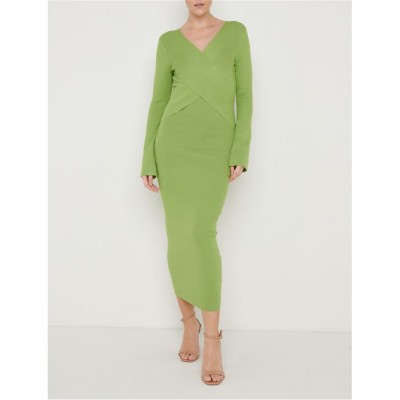 рокля,дамски,поли,и,рокли,дамски,плетени,дрехи,pretty,lavish,women's,knitted,jumper,dress,green