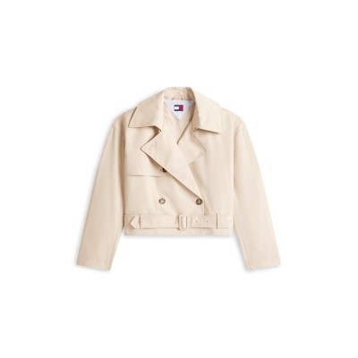 дамски,якета,и,палта,tommy,jeans,women's,trench,coat,white,clay