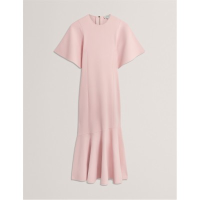 дамски,плетени,дрехи,ted,baker,ted,ss,knit,midi,drs,ld61,pink