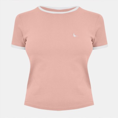 тениска,дамски,тениски,дамски,топове,jack,wills,trinkey,ringer,t,shirt,pink