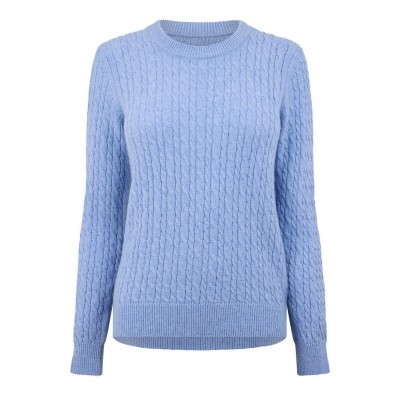 пуловер,дамски,плетени,дрехи,дамски,облекла,размер,jack,wills,tinsbury,merino,wool,blend,cable,knitted,jumper,soft,blue