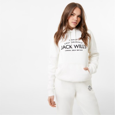 суичър,дамски,блузи,jack,wills,hunston,graphic,logo,hoodie,vintage,white
