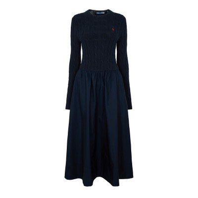 рокля,дамски,поли,и,рокли,дамски,плетени,дрехи,polo,ralph,lauren,polo,knit,dress,ld61,hunter,navy