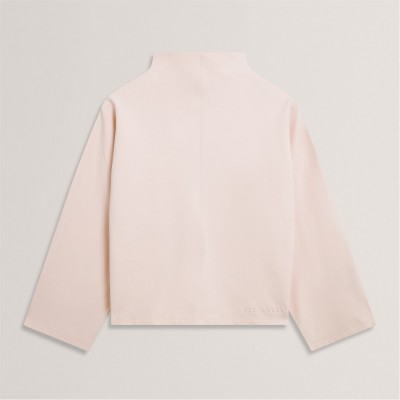 блуза,дамски,блузи,дамски,облекла,размер,ted,baker,ted,baker,funnel,neck,sweatshirt,pink