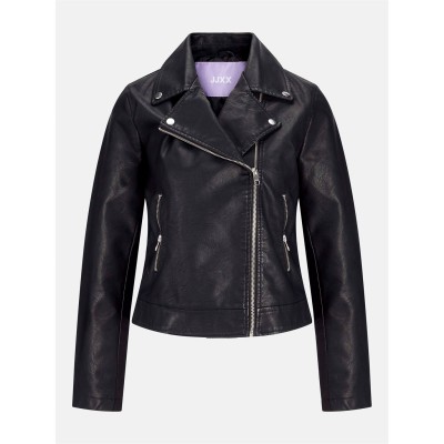 дамско,яке,дамски,жилетки,jjxx,faux,leather,biker,jacket,ladies,black