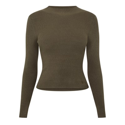дамски,плетени,дрехи,дамски,топове,jack,wills,rib,turtlenck,top,ld44,khaki