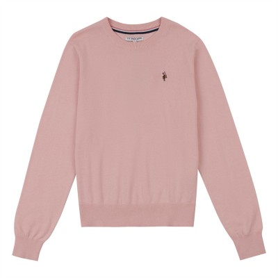 пуловер,дамски,плетени,дрехи,us,polo,assn,crew,neck,jumper,peachskin