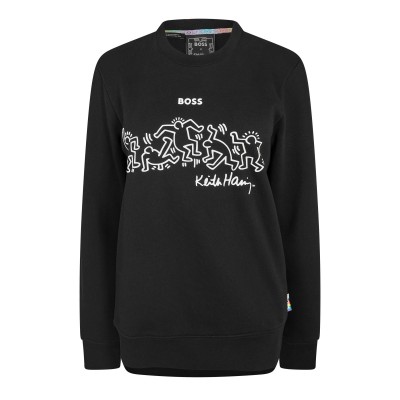 дамска,блуза,дамски,ежедневни,облекла,boss,women,s,w,haring,crew,sweatshirt,black