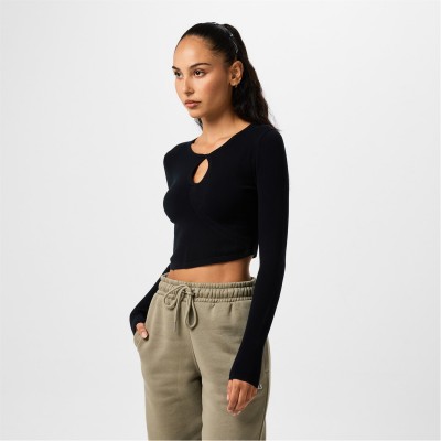 дамски,плетени,дрехи,дамски,топове,jack,wills,cut,out,top,ld44,black