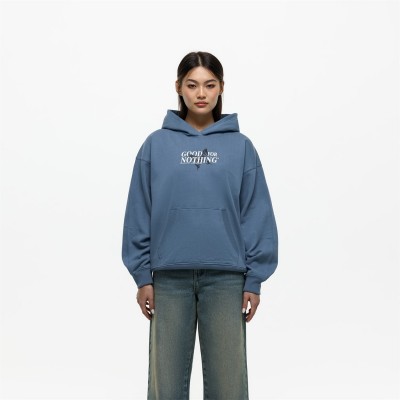 суичър,дамски,горнища,с,качулка,good,for,nothing,butterfly,hoodie,blue