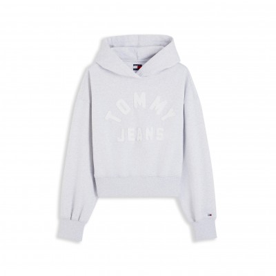 дамски,суичър,tommy,jeans,women,s,arch,cotton,long,sleeve,over,the,head,hoodie,ice,grey,hthr