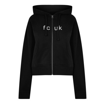 дамски,ежедневни,облекла,fcuk,fcuk,zip,thru,ld44,black