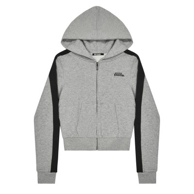 дамски,суичър,дамски,горнища,с,качулка,no,fear,womens,track,zip,up,hoodie,grey