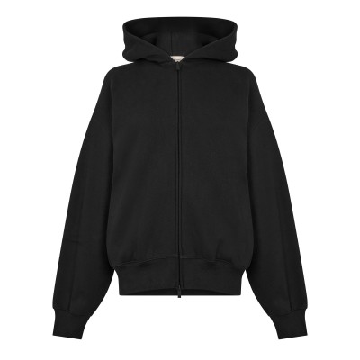 дамски,суичър,дамски,ежедневни,облекла,fear,of,god,essentials,women,s,zip,hoodie,black