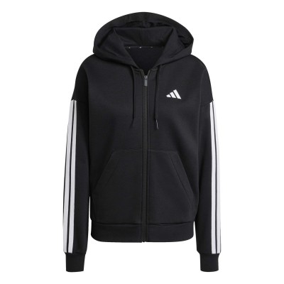 дамски,суичър,разпродажба,adidas,дамски,горнища,с,качулка,adidas,essentials,3,stripe,zip,track,hoodie,womens,black