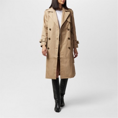 дамски,якета,и,палта,french,connection,women's,coco,twill,trench,coat,autumn,camel