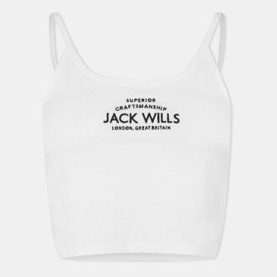 дамски,топове,дамски,горнища,размер+,jack,wills,roseberry,strap,vest,ladies,white