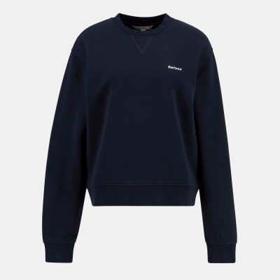 блуза,дамски,ежедневни,облекла,barbour,bede,oversized,sweatshirt,navy