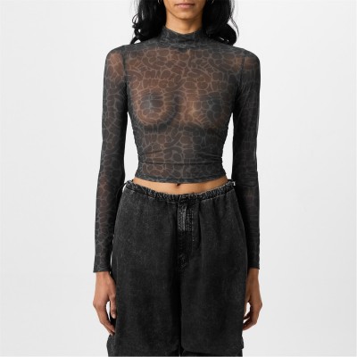дамска,къса,блуза,дамски,топове,hugo,dasori,cropped,top,womens,open,misc