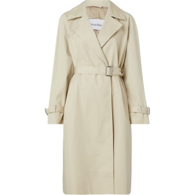 дамски,якета,и,палта,calvin,klein,essential,trench,coat,white,clay