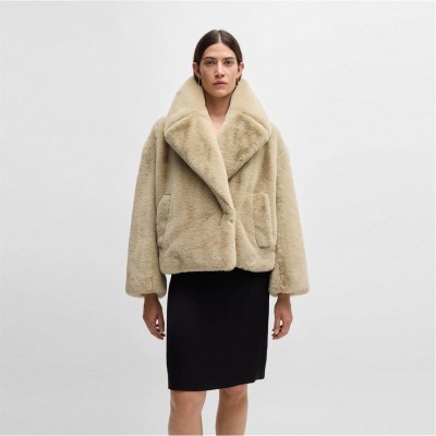 дамски,якета,и,палта,boss,plush,teddy,cropped,coat,open,beige