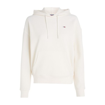 суичър,дамски,горнища,с,качулка,дамски,ежедневни,облекла,tommy,jeans,ottoman,hoodie,ancient,white