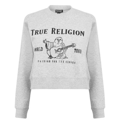 блуза,дамски,горнища,с,качулка,дамски,ежедневни,облекла,true,religion,buddha,sweater,grey