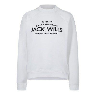 блуза,дамски,горнища,с,качулка,дамски,блузи,jack,wills,hunston,graphic,crew,neck,sweatshirt,vintage,white