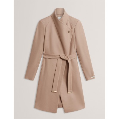 дамски,маратонки,дамски,жилетки,ted,baker,womens,rose,belted,midi,wool,long,sleeve,coat,camel