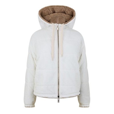 поларено,яке,дамски,якета,и,палта,emporio,armani,hooded,fleece,jacket,sabbia