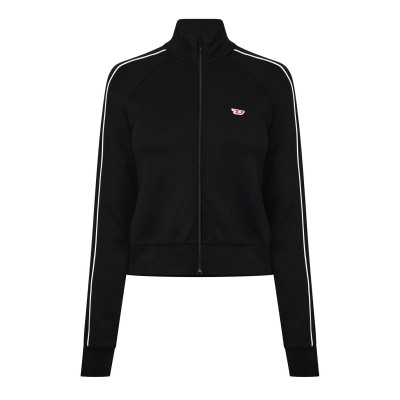 горнище,дамски,горнища,с,качулка,дамски,ежедневни,облекла,дамски,топове,дамски,екипи,diesel,women's,jamila,zipped,tracksuit,top,black