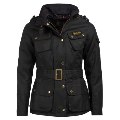 яке,дамски,якета,и,палта,barbour,international,women's,water,resistant,windproof,waxed,cotton,long,sleeve,wax,jacket,black