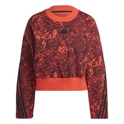 дамска,блуза,дамски,блузи,adidas,future,icons,3,stripes,sweatshirt,womens,red