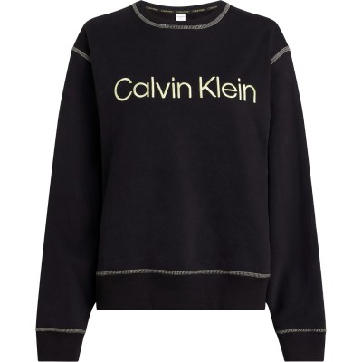 блуза,дамски,горнища,с,качулка,дамски,ежедневни,облекла,calvin,klein,l,s,sweatshirt,black,lime