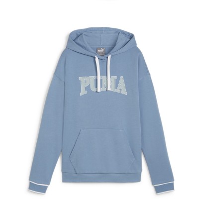 суичър,промоция,на,зимни,облекла,разпродажба,puma,дамски,горнища,с,качулка,puma,squad,hoodie,ld99,white,blue