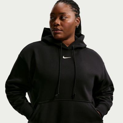 дамски,горнища,с,качулка,nike,w,nsw,phnx,flc,ld99,black,sail