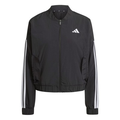 дамско,яке,разпродажба,adidas,adidas,3,stripe,woven,bomber,jacket,womens,black,white