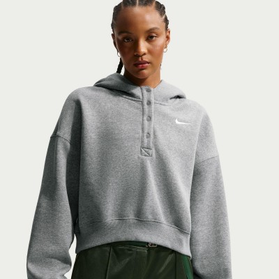 дамски,горнища,с,качулка,nike,w,nsw,phnx,flc,ld99,dk,grey,heath