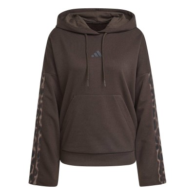дамски,суичър,дамски,горнища,с,качулка,adidas,women,s,all,over,print,over,the,head,hoodie,aurora,coffee